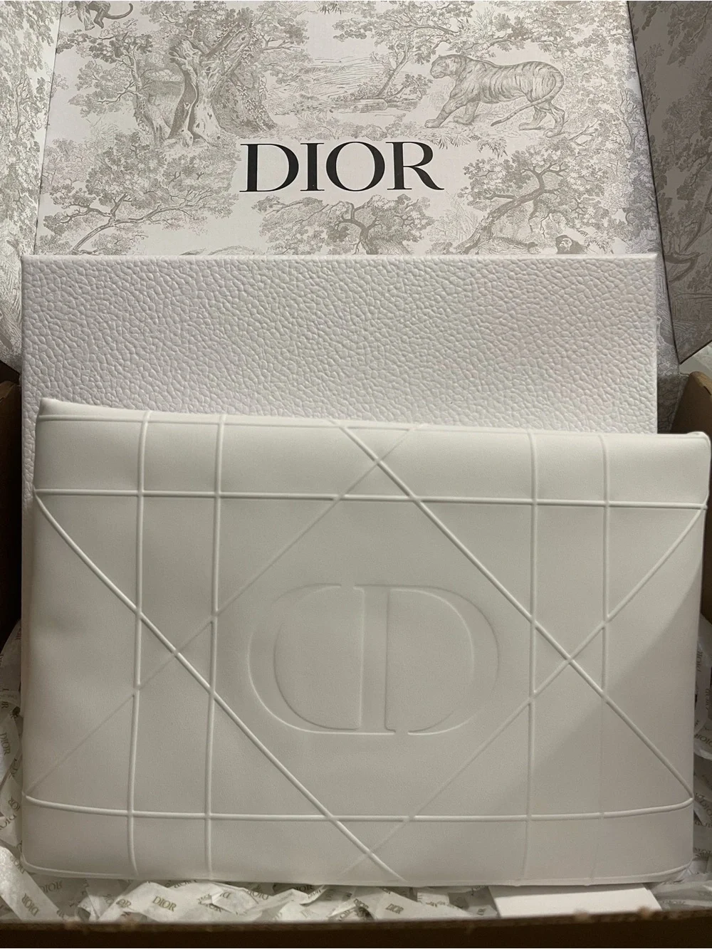 Dior Skincare Set in White and Gold Accents